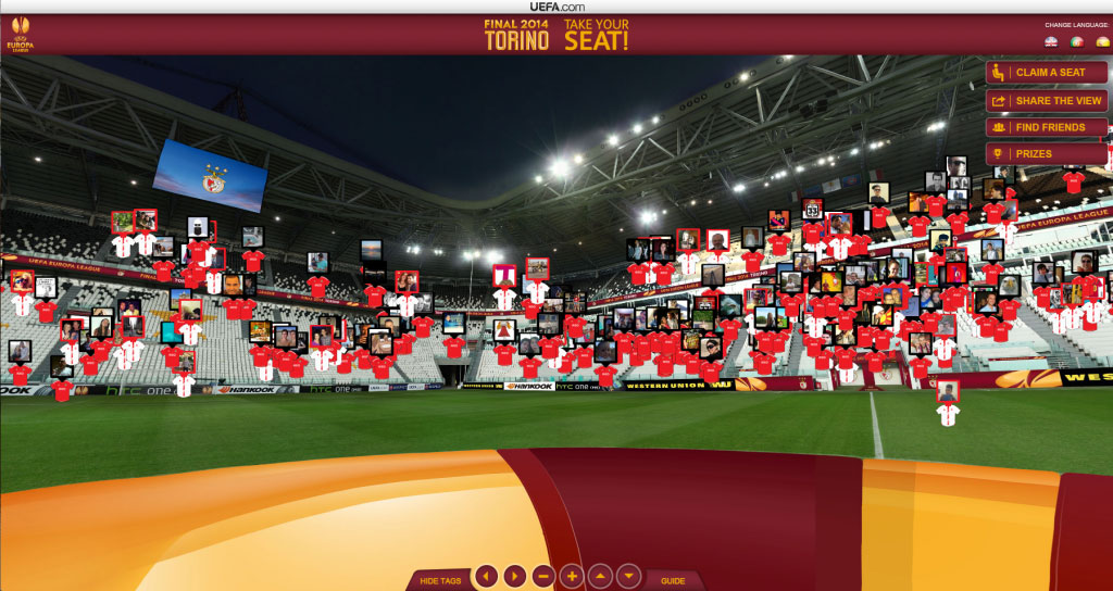 UEFA Case Study: capturing an empty stadium to boost fan engagement