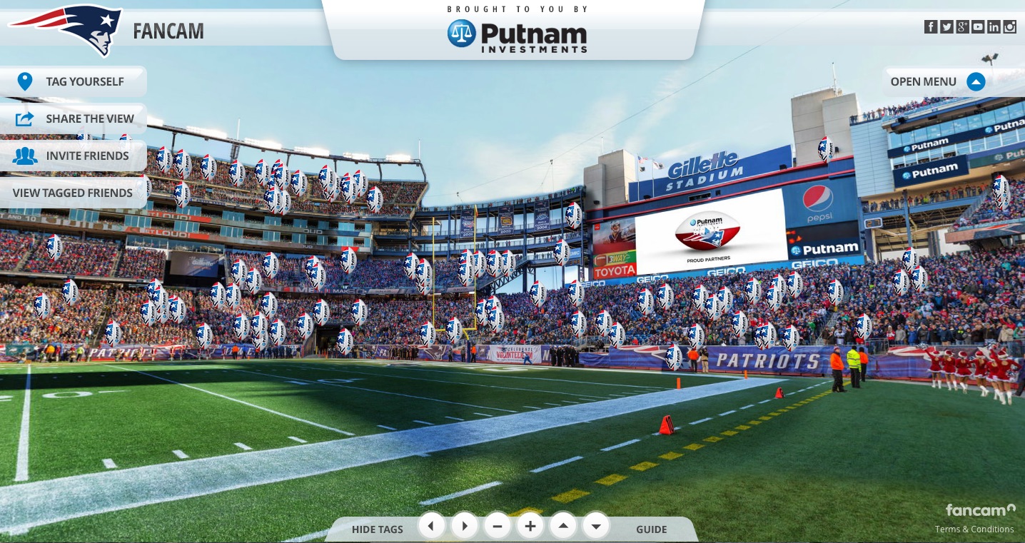 Putnam Investments goes long on the Patriots Fancam