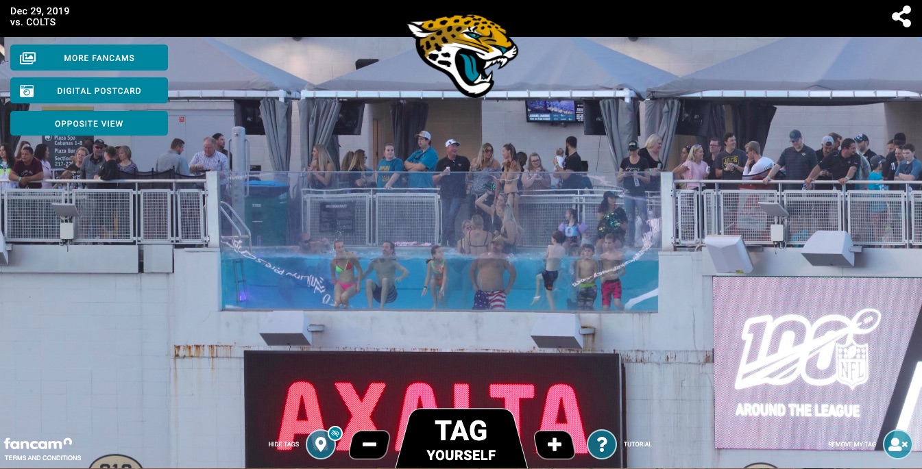 jacksonville jaguars spa cabana